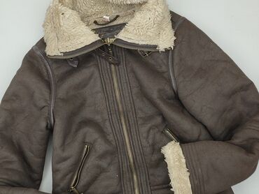 spódnico spodnie skórzane: Leather jacket, M (EU 38), condition - Fair