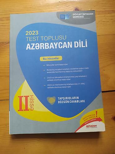 Testlər: Azərbaycan dili Testlər 11-ci sinif, DİM, 2-ci hissə, 2023 il — 1