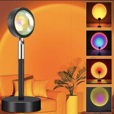 керосиновые лампы: LED Проектор заката с пультом управления Sunset Lamp для фото и