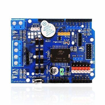 Digər ehtiyat hissələri: Arduino SMD L298 Cüt Motor Sürücü Shield Qiymət: 49 Arduino üçün — 1