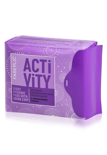 Mətbəx təmizləyiciləri: Faberlic ACTIVITY – Gecə gigiyenik bezləri, anion çiplə