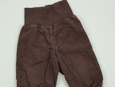 jeansy brązowe: Sweatpants, H&M, 12-18 months, condition - Good