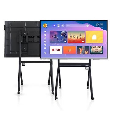 Комплектующие для принтеров и МФУ: Интерактивная панель Traulux 75" + OPS i3 и Мобильная стойка — 6