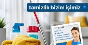 Təmizlik: Təmizlik | Ofislər, Mənzillər, Evlər | Gündəlik təmizlik, Təmirdən sonra təmizlik, Pəncərələrin, fasadların yuyulması