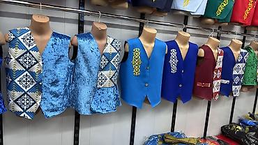 Платья: Детское платье, цвет - Голубой — 3