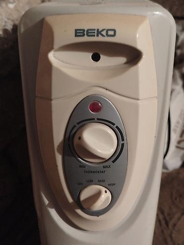 thermostat: Beko yağlı radiator və inteqrə edilmiş ventilyator - Marka/model — 1