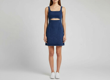 sukienka jeansowa midi zara: Zara, Sukienka damska, rozmiar XS