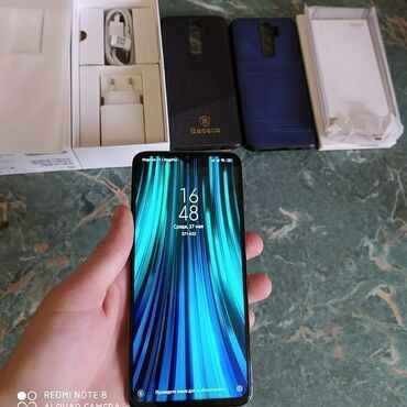 Xiaomi, Redmi Note 8 Pro, Б/у, 64 ГБ, цвет - Белый, 2 SIM