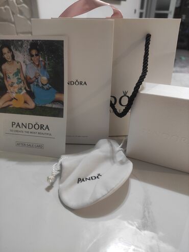 украшения изделия ручной работы: Pandora комплект украшений (колье, серьги, кольцо) • Состояние
