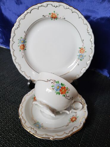 Kuhinjski setovi: Set Margareta L M Nemacka 1950g+. Set rucno oslikan,perfektno — 3