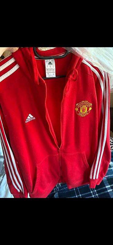 replau: Adidas Manchester United dukserica sa rajsferšlusom i kapuljačom - — 1
