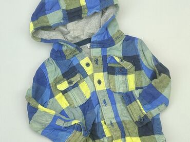 basic top z długim rękawem: Shirt 1.5-2 years, condition - Very good, pattern - Cell, color - Multicolored