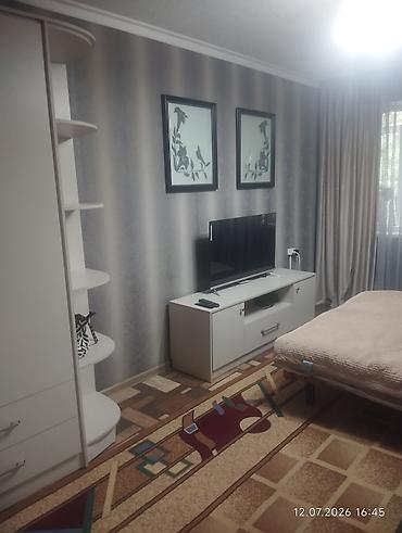 apartment bishkek: Сдаётся уютная 1‑комнатная квартира. почасовая, посуточно,на 1 и 2 — 1
