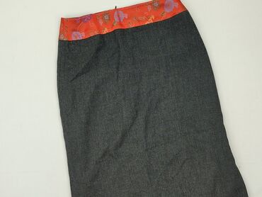 czarne spodnie z wysokim stanem z dziurami: Alain Manoukian, Women`s skirt, size S (EU 36)