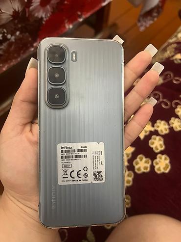 infinix 60 pro: Infinix Hot 60 Pro+, 256 GB, rəng - Gümüşü, Face ID — 1