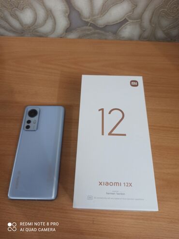 xiaomi datchik: Xiaomi, Mi 12X, Б/у, 256 ГБ, цвет - Голубой, 2 SIM