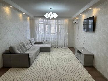 12 мкр сдаю квартиру: 2 комнаты, 64 м², Элитка, 4 этаж, Евроремонт