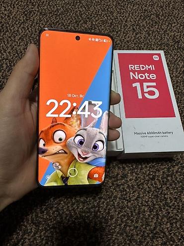 poco 7: Redmi, Redmi Note 15, Б/у, 256 ГБ, цвет - Черный, 2 SIM — 1
