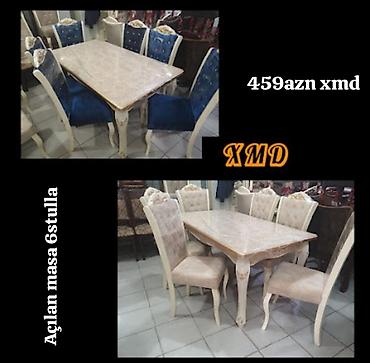 kohne stol: Yeni, Açılan, 6 stul — 1