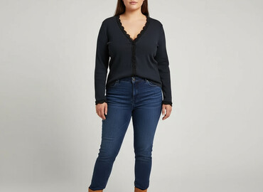 czy akryl jest dobry na sweter: River Island, Кардиган жіночий, розмір XL