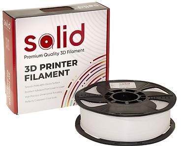 pla filament: Solid Filament PLA Plus Ağ – 1 kq (1.75 mm) Yüksək keyfiyyətli 3D — 1