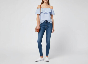 h m krótkie bluzy: H&M Divided, Жіноча блуза, розмір M