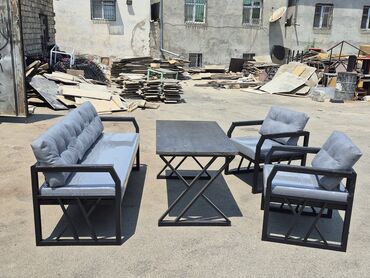 Divan və kreslo dəstləri: Yeni, Divan, 2 kreslo, Bazasız, Açılmayan