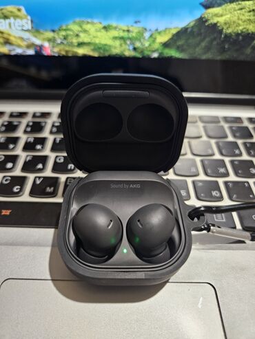 samsung galaxy buds 2 qiymeti: Simsiz qulaqlıq Samsung Galaxy Buds 2 Pro black (Original qutu + rezin