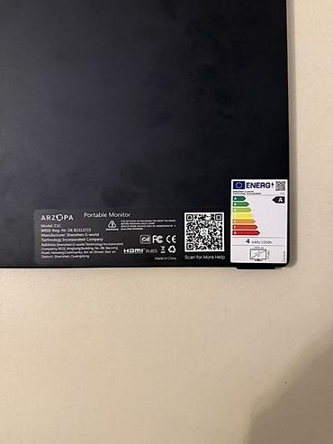pc kamputer: ARZOPA 15.6” Portable Monitor – Əla vəziyyətdə! 💻📱 Az istifadə — 9