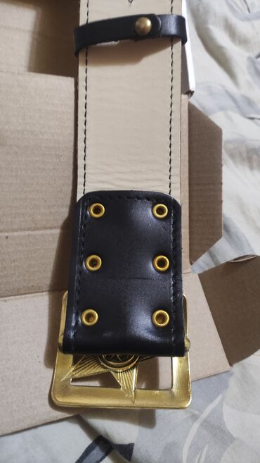 Ремни и пояса: Ремень, Материал: Натуральная кожа, Мужские, Новый — 3