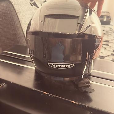 ucuz moto: YAWA motosiklet dəbilqəsi - Tip: Jet/yarımüzlü model - Rəng: Qara — 3