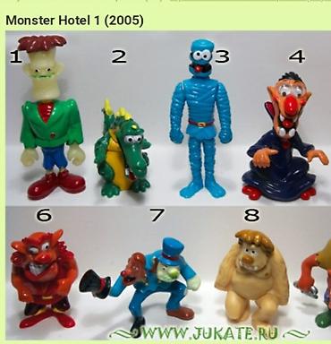 Figurice za decu: Kinder igracke razne - funny students, šrek, simpsonovi, dekster, duh — 9