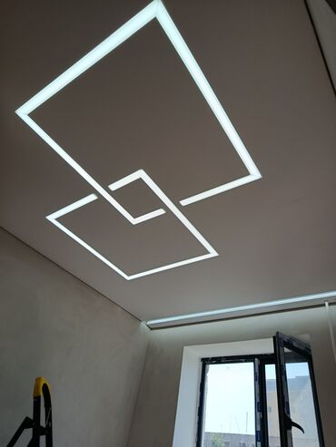 Потолочные работы: Монтаж потолочных плинтусов, Монтаж потолков | Многоуровневый | Багет Больше 6 лет опыта — 11