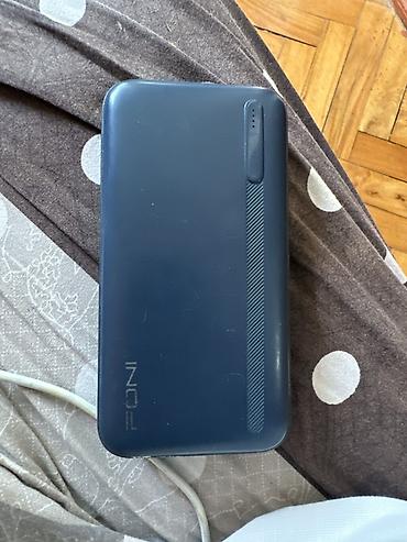 usb hard disk: FONI daşınan enerji bankı (powerbank) - Kompakt gövdə, tünd mavi rəng — 1