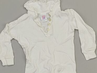bluzka z długim rękawem biała: Blouse, H&M, 3-6 months, condition - Fair