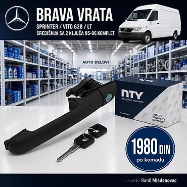 Bočna vrata: MEHANIZAM BRAVA VRATA UNUTRASNJA SPRINTER VW LT 6GOD | Mehanizam — 4