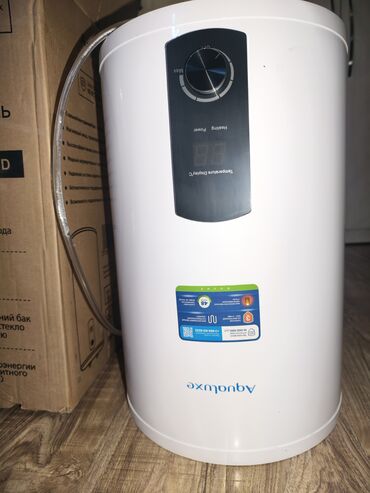 Накопительные водонагреватели: Накопительный водонагреватель Объем бака: 30 л, Aqualuxe, Электрический, Нержавейка, Новый — 1