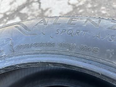 Шины: Шины 285 / 45 / R 21, Лето, Б/у, Комплект, США, Bridgestone — 8