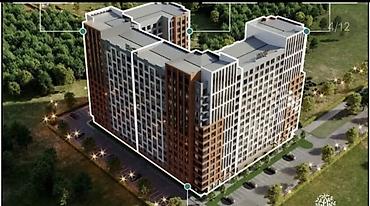 Продажа квартир: 1 комната, 44 м², Тунгуч мкр Элитка, 14 этаж, ПСО (под самоотделку) — 2