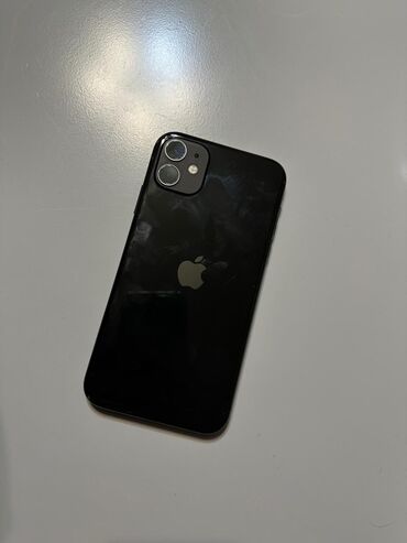 Apple iPhone: IPhone 11, 64 GB, Qara, Simsiz şarj, Face ID, Sənədlərlə