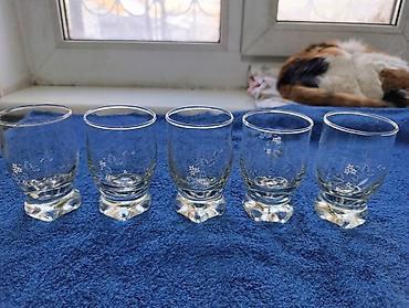 Наборы посуды: Набор столового стекла/хрусталя с гранёной и резной декорировкой — 11