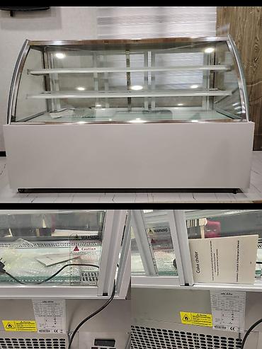 Soyuducu avadanlığı: Vitrin şirniyat Soyuducu tezedi Eni 65 santı Uzunn 1.80 Hündür — 1