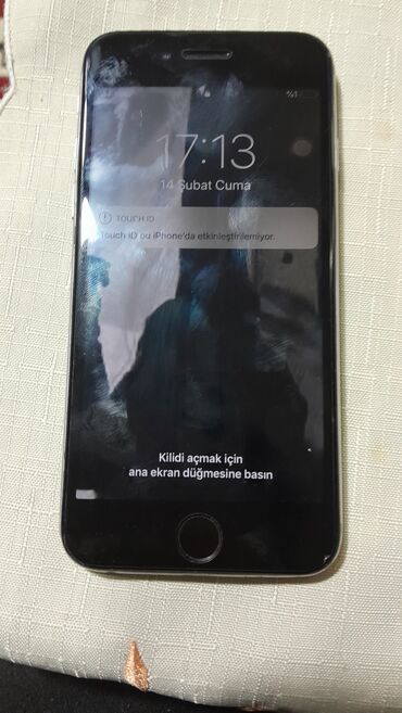 ucuz ipone: IPhone 6s, 64 GB, Gümüşü, Barmaq izi