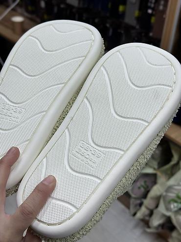 asics tiger: Домашние тапочки с бантом - Мягкий махровый верх нежно‑салатового — 2