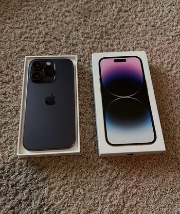 ayfon 6: IPhone 14 Pro, 128 GB, Zəmanət, Simsiz şarj, Face ID