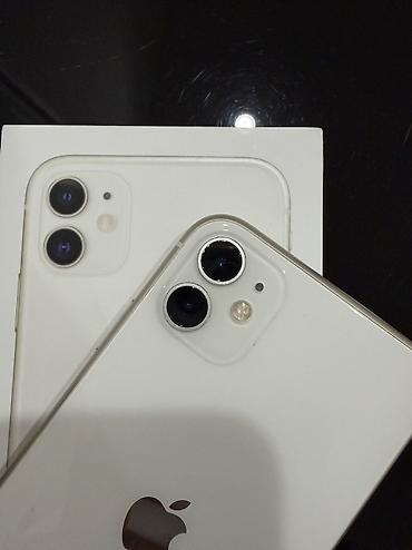 Apple iPhone: IPhone 11, Б/у, 64 ГБ, Белый, Коробка, 85 % — 2