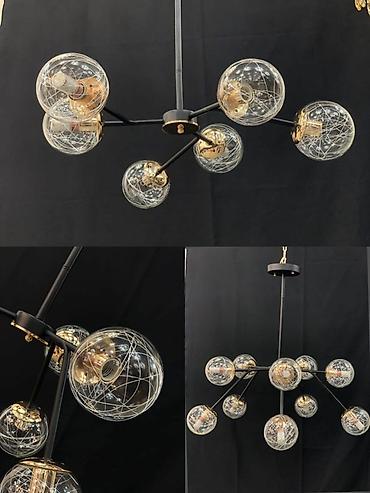 Müasir dizaynlı asma lustra - Stil: Loft/modern - Korpus: mat qara lalafo.az -da Müasir dizaynlı asma lustra - Stil: Loft/modern - Korpus: mat qara
