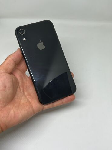 купить бу ноутбук в бишкеке: IPhone Xr, Колдонулган, 128 ГБ, Кара, Коргоочу айнек, Каптама, 80 %