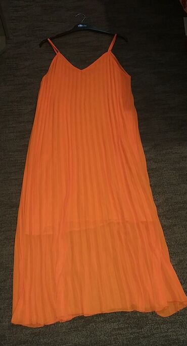 haljina s: XL (EU 42), bоја - Narandžasta, Drugi stil, Na bretele