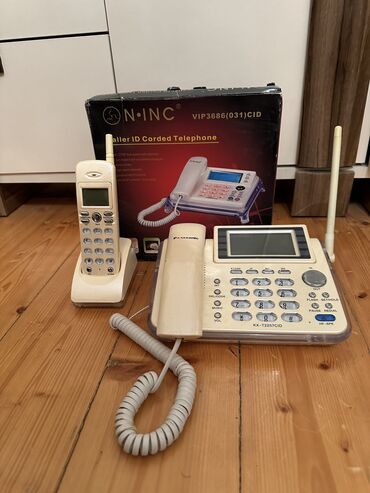 mini telfon: Стационарный телефон Panasonic, Беспроводной, Б/у, Бесплатная доставка